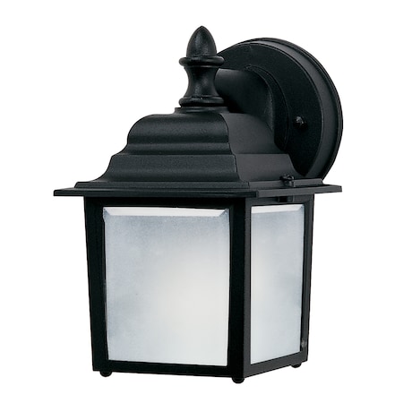 Maxim Lighting Builder Cast LED E26 1-Light 5.5" Wide Black Outdoor Wall Sconce 66924BK